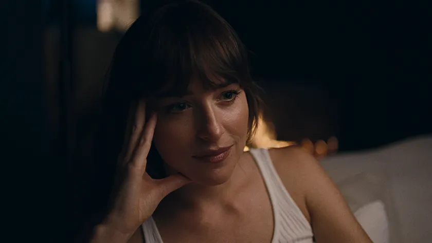 Dakota Johnson in the film Splitsville