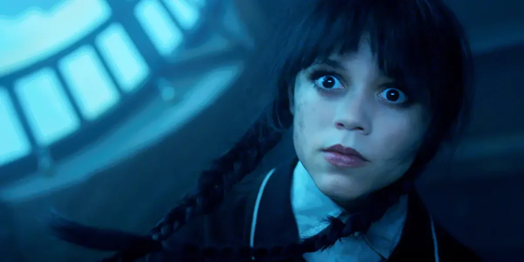 Jenna Ortega as Wednesday Addams in Wednesday Season 2 Part 2