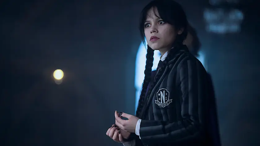Jenna Ortega as Wednesday Addams in Wednesday Season 2 Part 2