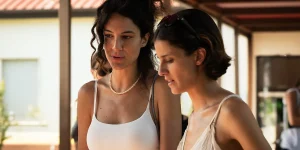 Director Carolina Cavalli and Benedetta Porcaroli in The Kidnapping of Arabella (Il Rapimento di Arabella)