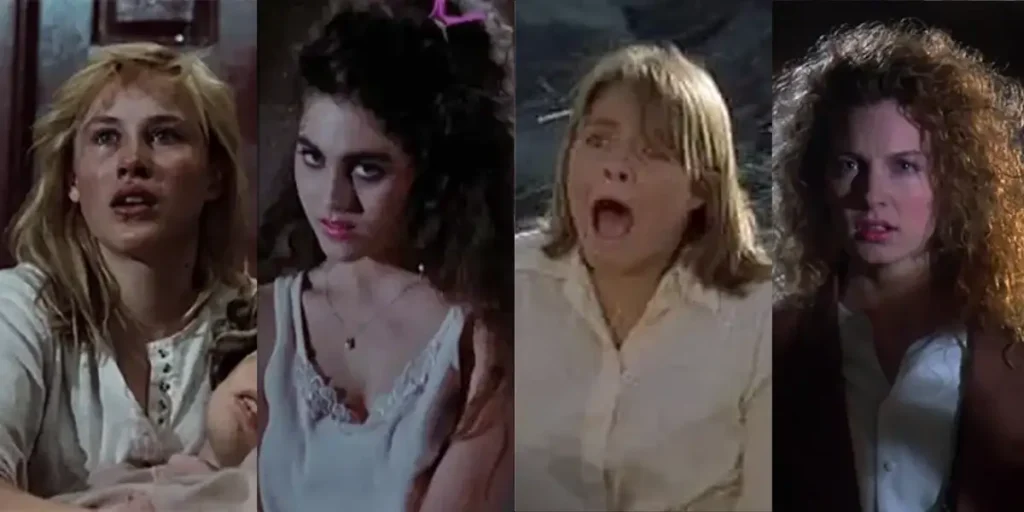 Kristen Parker, Bonnie Williams, Jackie Peters and Rennie Wickham, four of the 10 final girls in horror movies who absolutely deserved to die first ranked by Loud and Clear Reviews