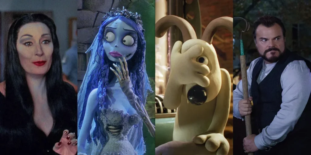 The Addams Family, Corpse Bride, Wallace & Gromit: The Curse of the Were-Rabbit, and The House with a Clock in Its Walls, four of the Best Halloween Movies for a Family Movie Night according to Loud And Clear Reviews