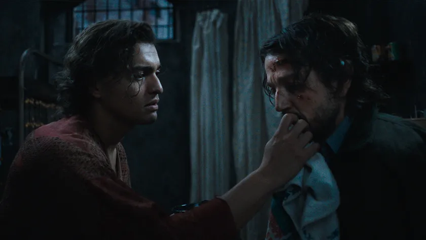 Tonatiuh and Diego Luna in Kiss Of The Spider Woman