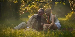 Lucian Freud and Kate Moss in Moss & Freud