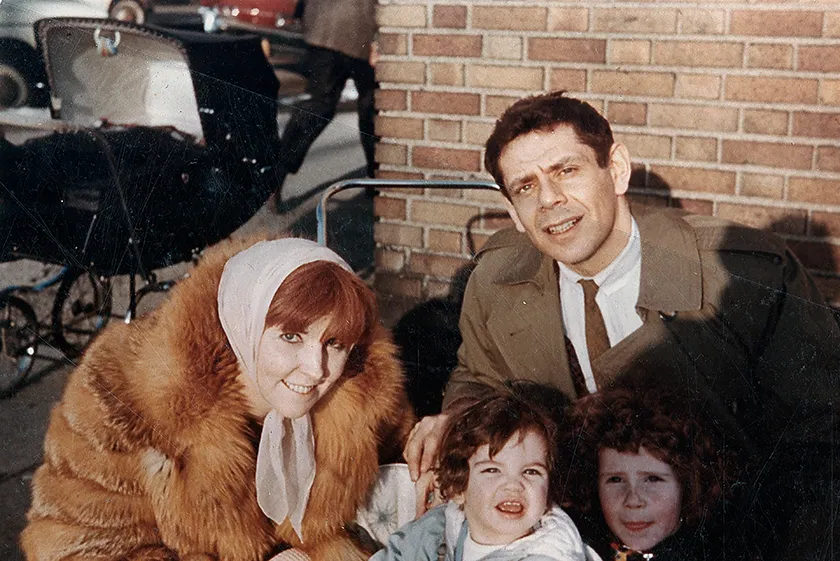 Anne Meara Stiller, Jerry Stiller, Ben Stiller and Amy Stiller in an archival image from “Stiller & Meara: Nothing is Lost”