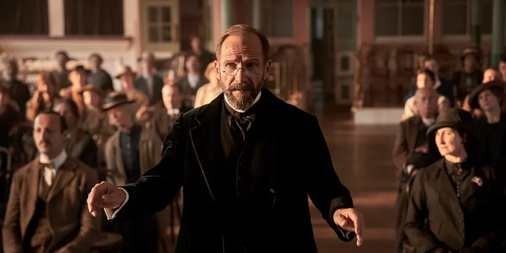 Ralph Fiennes conducts in The Choral