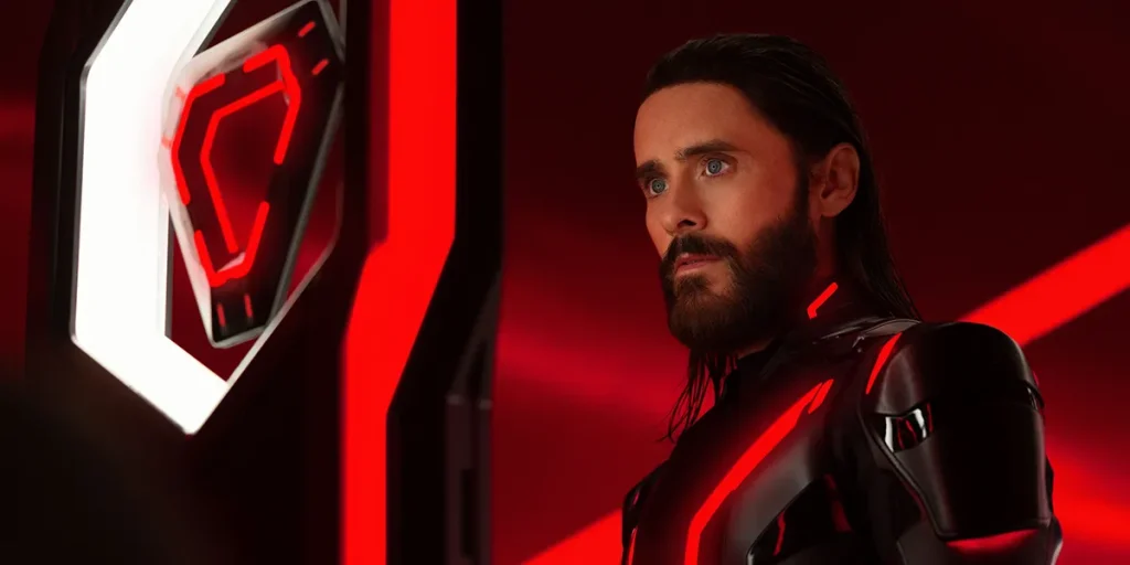 Jared Leto as Ares in Tron: Ares