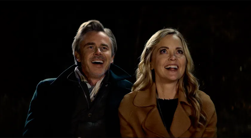 Eliza Coupe and Sam Trammell in Blue Eyed Girl