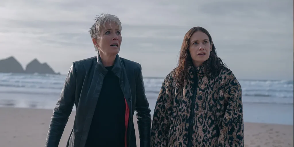 Emma Thompson and Ruth Wilson in "Down Cemetery Road"