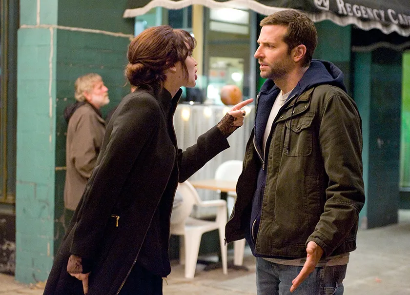 Tiffany and Pat in Silver Linings Playbook, one of the top 5 best Jennifer Lawrence performances ranked from worst to best by Loud and Clear Reviews