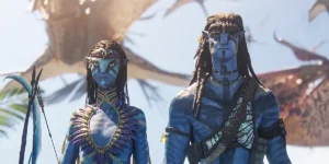 Jake Sully and Neytiri in Avatar: Fire and Ash