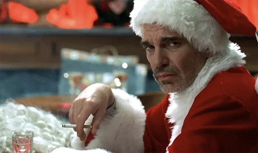 Billy Bob Thornton in Bad Santa, one of the 10+ movies to watch for Christmas 2025 this year according to Loud And Clear Reviews