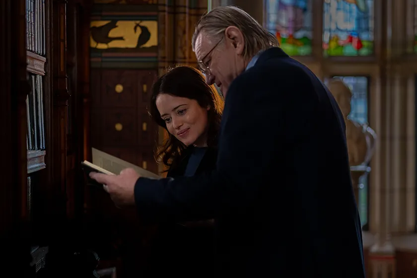 Claire Foy and Brendan Gleeson in H Is for Hawk