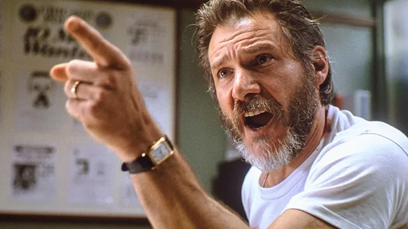 Harrison Ford in The Fugitive (1993), one of the 10 best movies to watch after a breakup that aren't about breakups, according to Loud And Clear Reviews