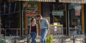Chris Pine and Jenny Slate in Carousel