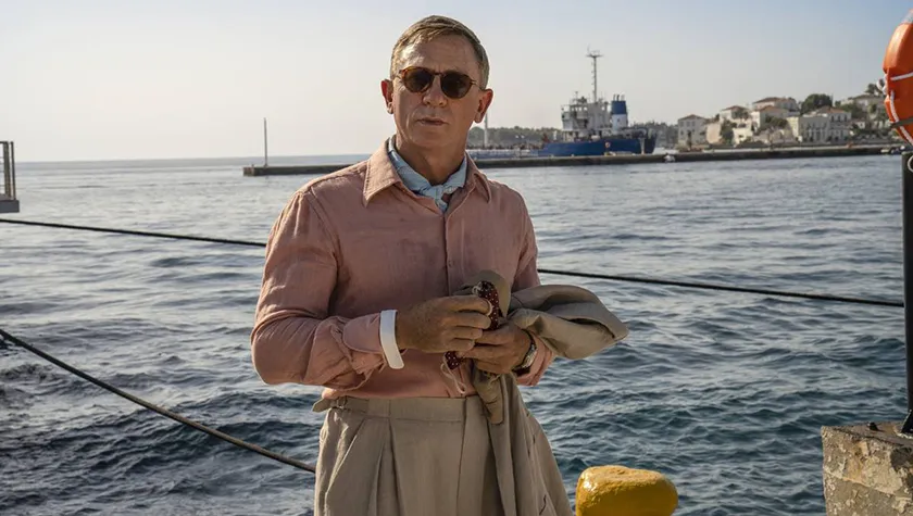 Daniel Craig is on the yacht in Glass Onion: A Knives Out Mystery