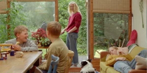 A scene inside the house in The Love That Remains