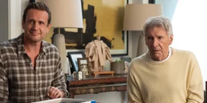 Jason Segel and Harrison Ford in "Shrinking" Season 3