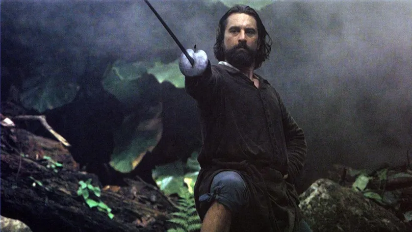 Jeremy Irons in The Mission, one of the Top 10 Movies on Faith and Doubt according to Loud and Clear Reviews