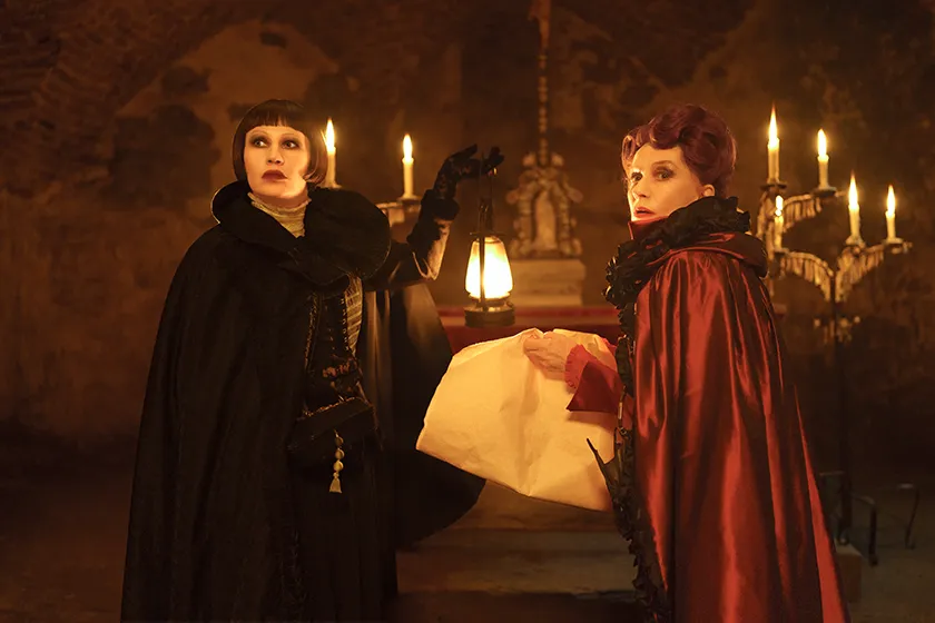Birgit Minichmayr and Isabelle Huppert in The Blood Countess (Die Blutgräfin)