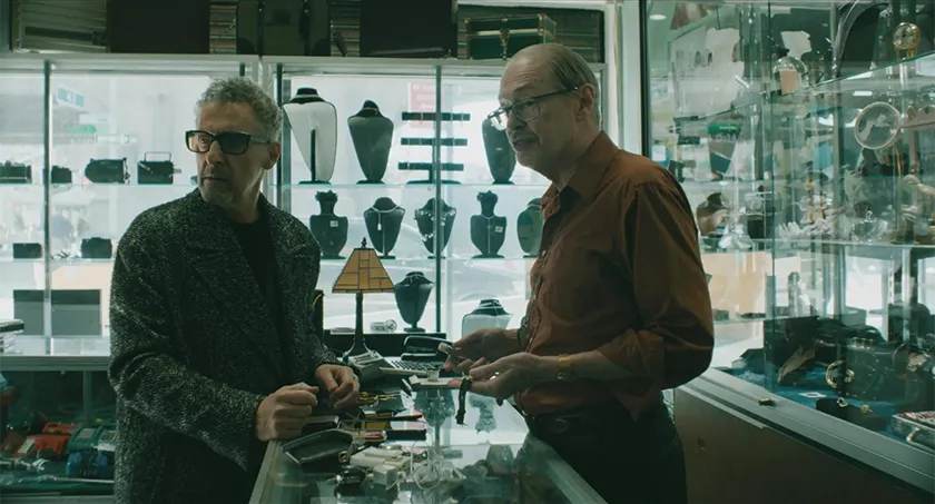 John Turturro and Steve Buscemi in The Only Living Pickpocket in New York