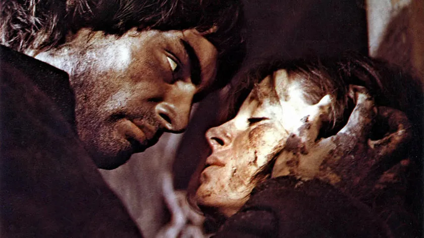 Timothy Dalton and Anna Calder-Marshall in Wuthering Heights (1970), one of all the Wuthering Heights movie adaptations ranked from worst to best by Loud and Clear Reviews