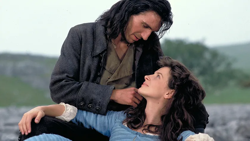 Juliette Binoche and Ralph Fiennes in Wuthering Heights (1992), one of all the Wuthering Heights movie adaptations ranked from worst to best by Loud and Clear Reviews