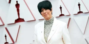 Diane Warren, whose Oscar nominated songs we ranked from worst to best in this article, poses on the red carpet at the Oscars