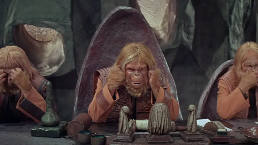 Dr Zaius in Planet of the Apes (1968), which still matters today