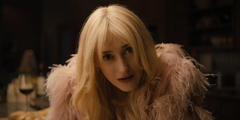 Gus Birney as Portia in episode 101 of Something Very Bad Is Going to Happen