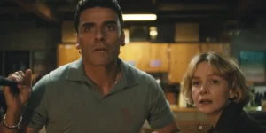 Oscar Isaac as Joshua Martin and Carey Mulligan as Lindsay Crane-Martín in Beef Season 2
