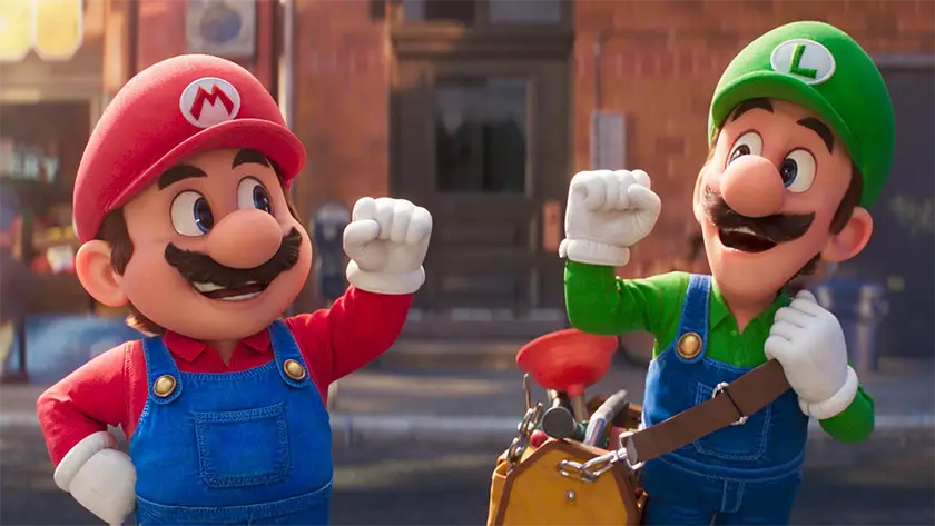 Mario and Luigi in a still from the Super Mario Bros movies, which fail as adaptations according to Loud and Clear Reviews