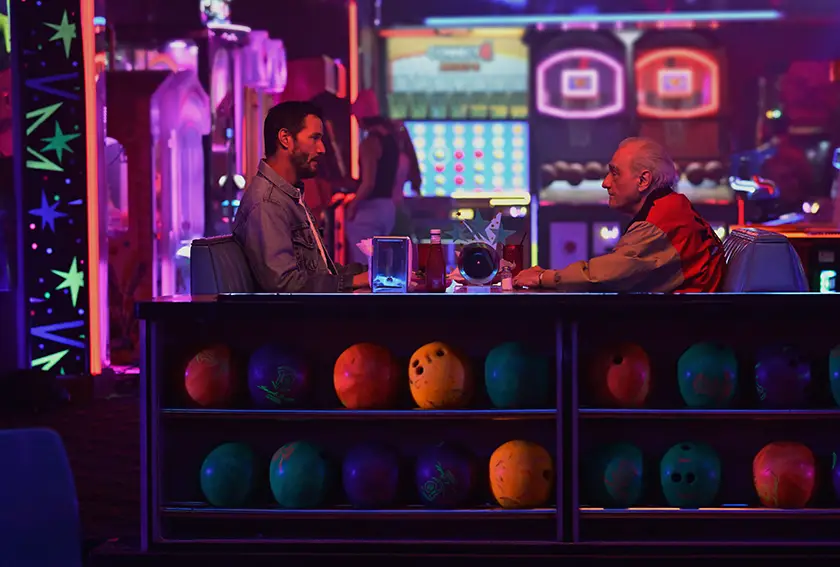 Keanu Reeves and Martin Scorsese in Outcome