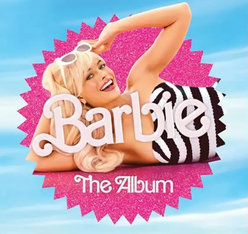 Vinyl cover for the Barbie soundtrack