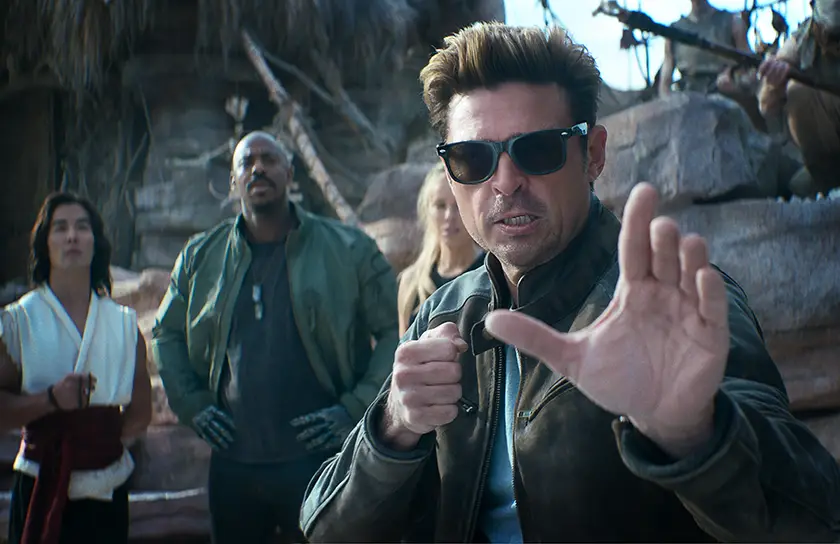 (L-R) Ludi Lin as “Liu Kang”, Mehcad Brooks as “Jackson ‘Jax’ Briggs”, Jessica McNamee as “Sonya Blade”, and Karl Urban as “Johnny Cage” in New Line Cinema’s “Mortal Kombat.