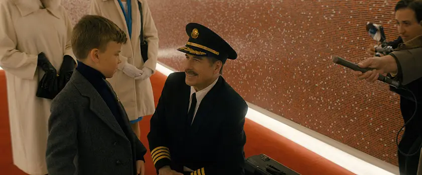 Clark Shotwell and John Travolta in "Propeller One-Way Night Coach"