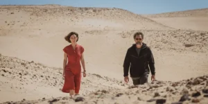 Melina Matthews and Javier Bardem in The Beloved (El Ser Querido)