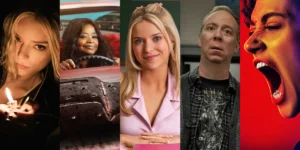 Stills from 5 of the 11 shows to stream in july 2026 according to Loud and Clear Reviews