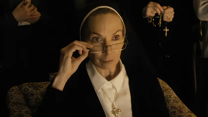Elizabeth Marvel is Sister Maura in Disclosure Day, which strengthened our faith instead of shaking it
