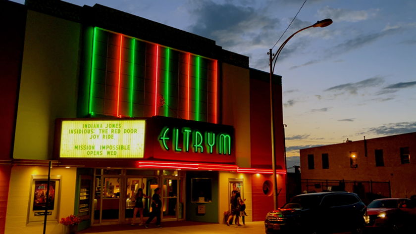 The Eltrym Theater in Baker City, OR in The Last Picture Shows