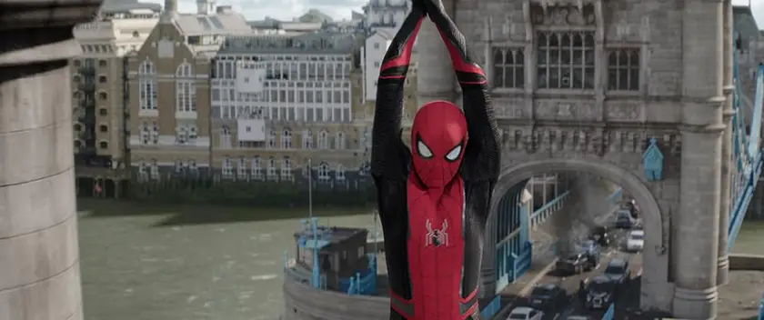 Tom Holland in Spider-Man: Far From Home, one of the movies in the MCU's Spider-Man trilogy discussed in this retrospective
