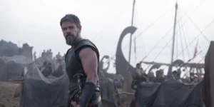 Matt Damon is Odysseus in THE ODYSSEY, written, produced, and directed by Christopher Nolan.