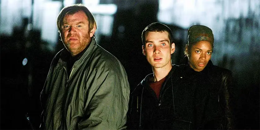 Brendan Gleeson, Cillian Murphy, and Naomie Harris in 28 Days Later