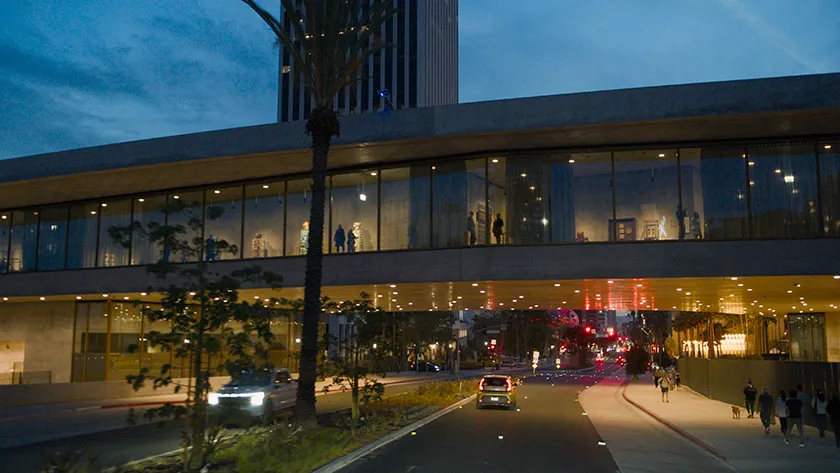 a still from the movie From Inside Out - The Architecture of Peter Zumthor, which we interview Wim Wenders about