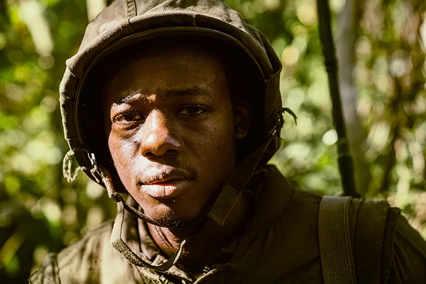 Mark Merphy as young Allen in Mr. Nelson, Did You Kill People?, from director Shinya Tsukamoto, whom we interview with Geoffrey Rush and Rodney Hicks