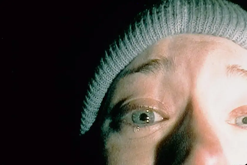 Heather Donahue in the close-up scene from The Blair Witch Project, which still holds up to this day