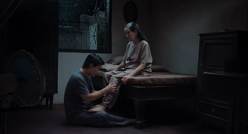 A still from Hearing