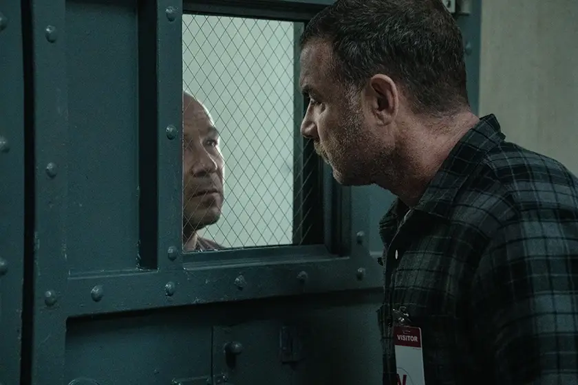 Stephen Graham and Liev Schreiber in "Nocturne"